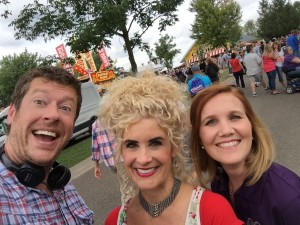 Shooting my State Fair segment 8-26-16